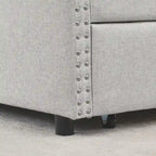 Queen Size Daybed with Drawers Upholstered Tufted Sofa Bed