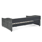 Queen Size Daybed with Drawers Upholstered Tufted Sofa Bed