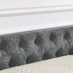 Queen Size Daybed with Drawers Upholstered Tufted Sofa Bed