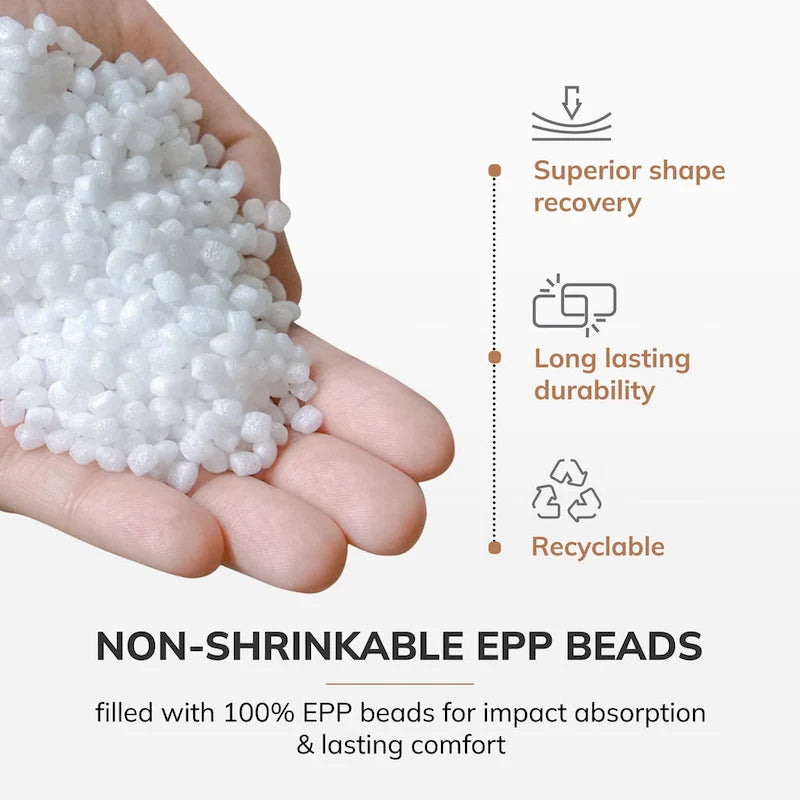 20-inch Multicolor Square Pouf Ottoman - Handmade Footrest for Living Room, Nursery