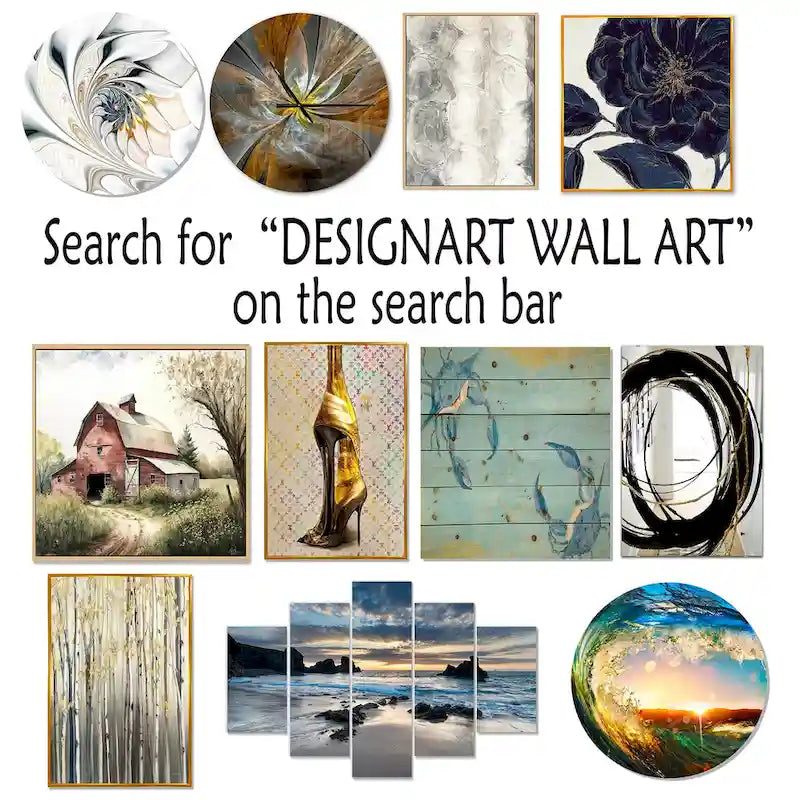 Pastel Abstract With Blue Black & Gold Spots III Upholstered Fractals Accent Chair and Modern Arm Chair