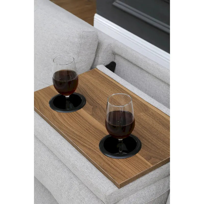 98 Wide Left Hand Facing Sofa & Chaise with Ottoman