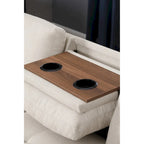 98 Wide Left Hand Facing Sofa & Chaise with Ottoman