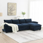 Modern L-shaped Cloud Sofa with Chaise Lounge