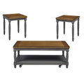Grayton Lane 3 Pack (Cocktail & 2 End Tables) - end:21x21x24h