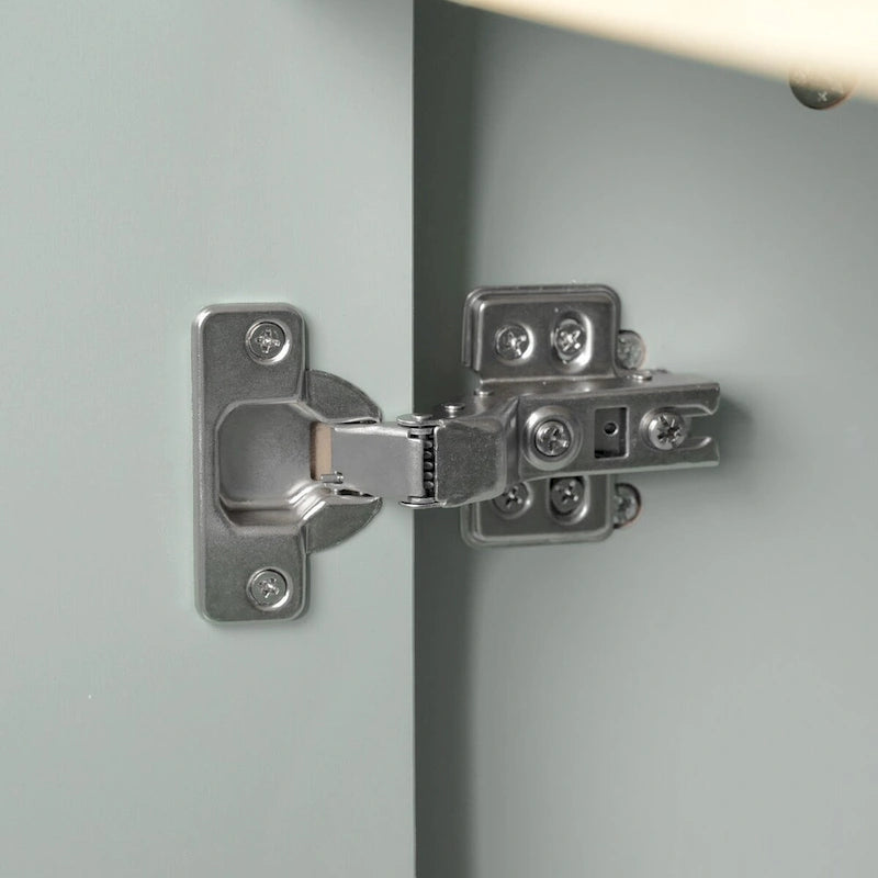 53.9 Width Rolling Kitchen Cart on Wheels with Internal Storage Rack