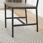 Dining Table Set, Barstool Dining Table with 2 Benches 2 Back Chairs, Industrial Dining Table for Kitchen Breakfast, Living Room