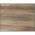 Farmhouse-Style Rustic Oak L-Shaped Desk