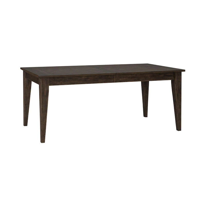 Rustic Brown Rectangular Leg Table