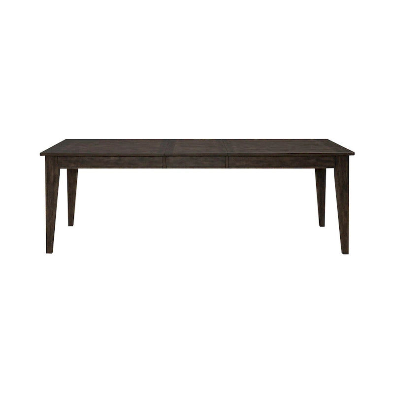 Rustic Brown Rectangular Leg Table