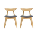 CHAIR (Set of 2), MID-CENTURY DESIGN, for living room